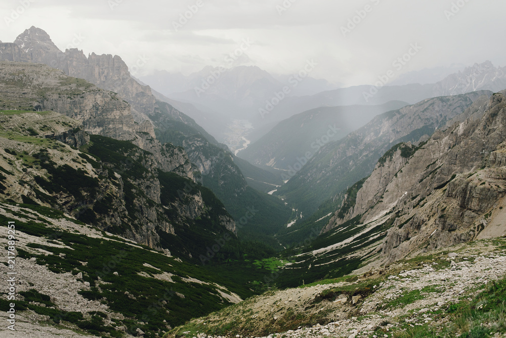 Beautiful landscapes of Italian Dolomites