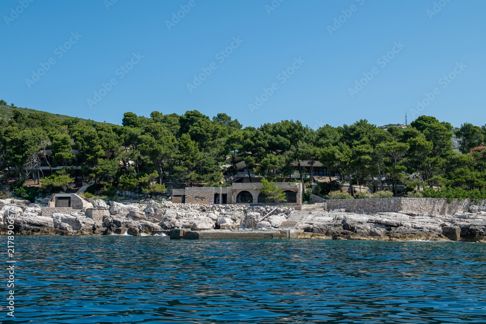 Naklejka premium Croatia, on the Adriatic coast