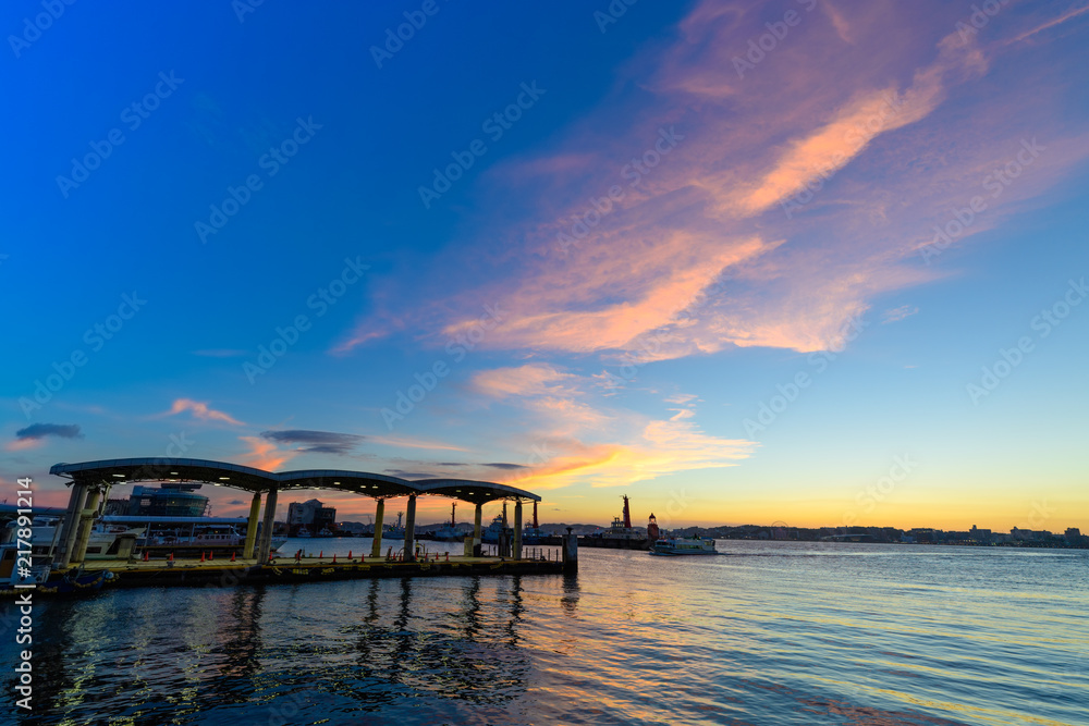 Fototapeta premium 門司港の夕暮れ