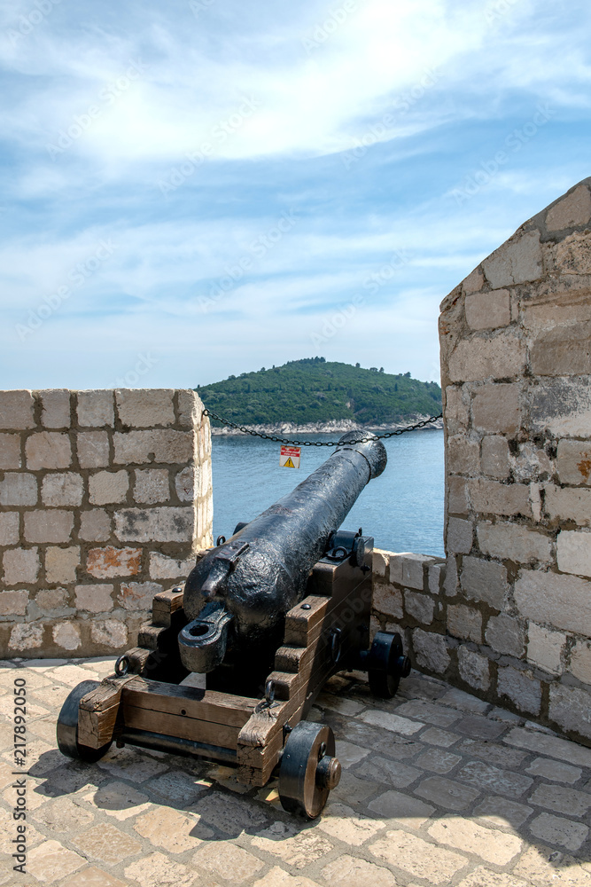 The city of Dubrovnik in Croatia The city of Dubrovnik in Croatia