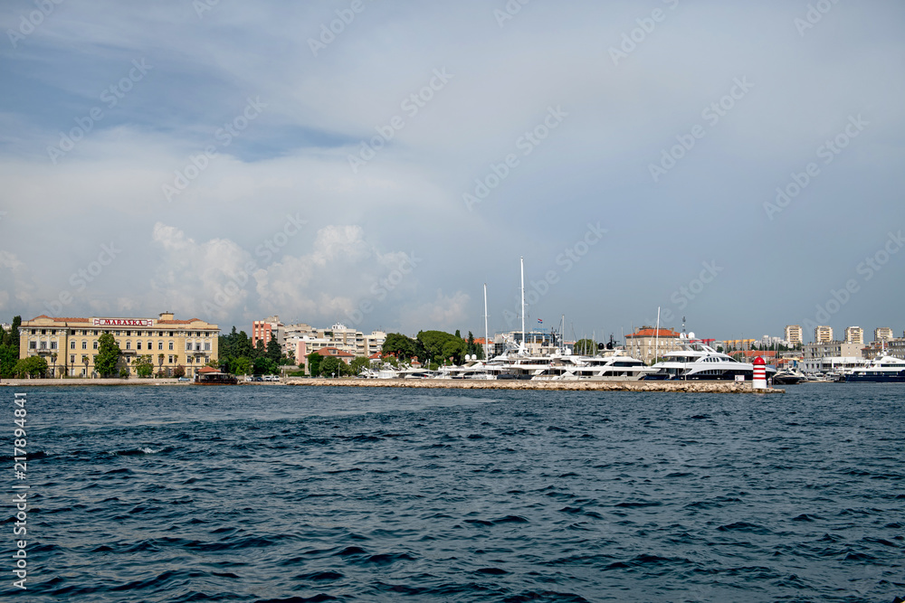 The port of Zadar in Croatia