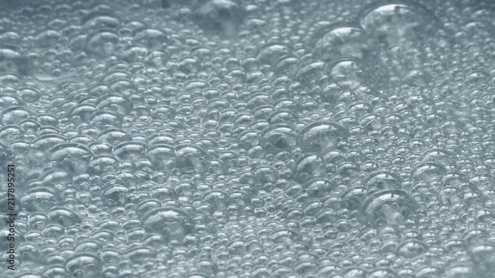 Bubbling Clear Soda Drink Closeup Bubbling Clear Soda Drink Closeup
