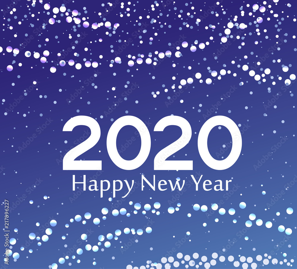 Merry Christmas card, 2020 Happy New Year background. String Lights. Cheerful party and celebration Merry Christmas card, 2020 Happy New Year background. String Lights. Cheerful party and celebration
