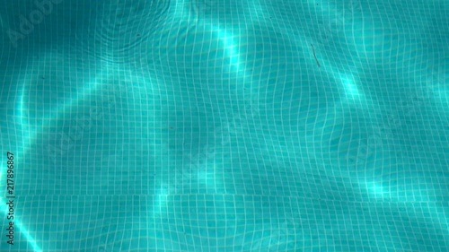 Pool Water Background Loop. Swimming pool water abstract background.