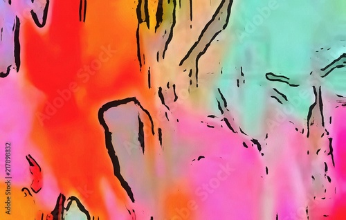 Φωτογραφία Visual modern pop art