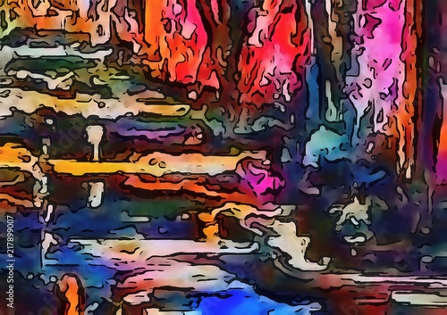 Φωτογραφία Visual modern pop art