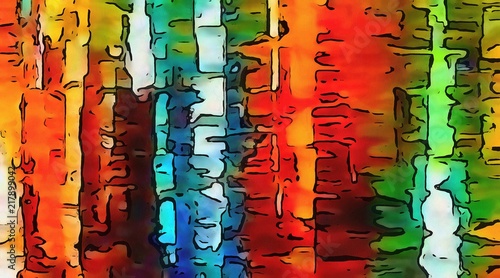 Φωτογραφία Visual modern pop art