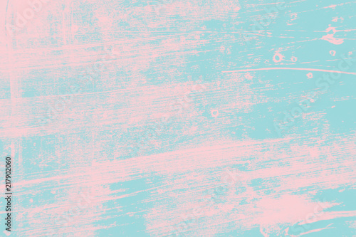 blue and pink hand painted brush grunge background texture 