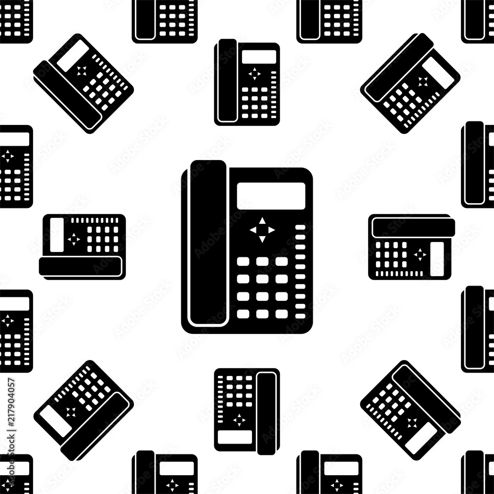 Telephone Icon, Phone Seamless Pattern Telephone Icon, Phone Seamless Pattern