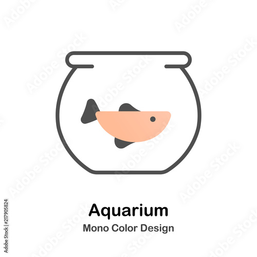 Aquarium Mono Color Icon