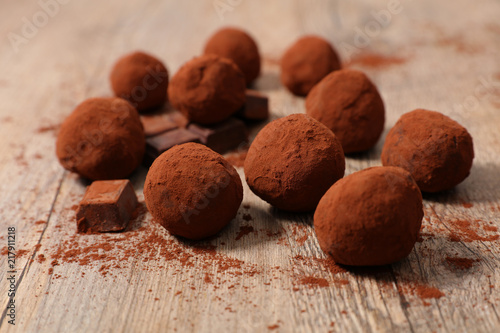 chocolate truffle ball