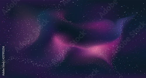 Vector flat space design background with small elements