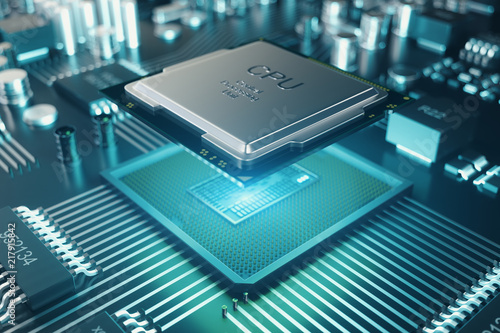 Принти на полотні Circuit board