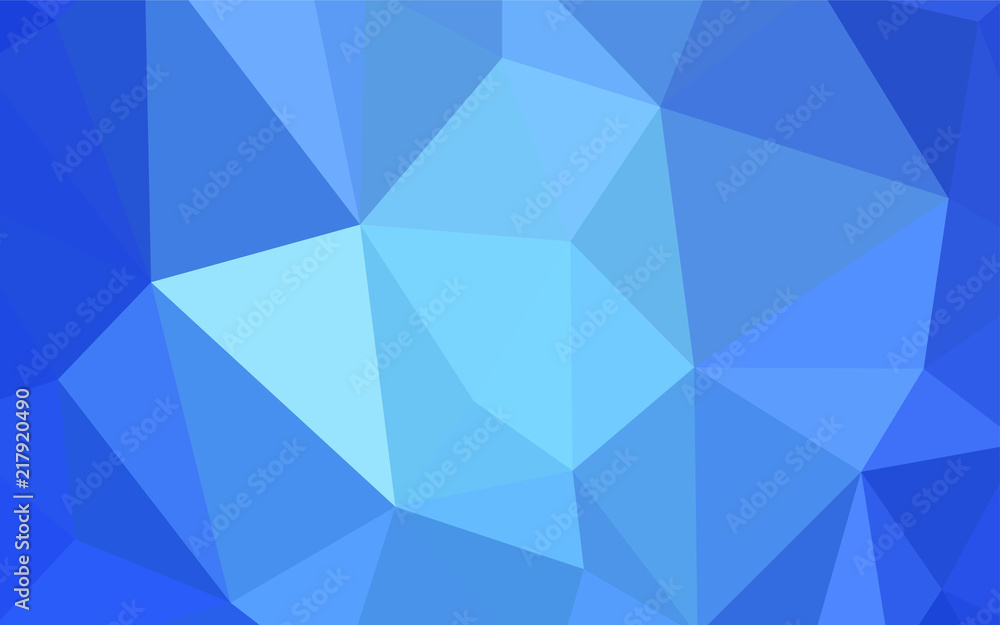 Obraz premium Light BLUE vector abstract mosaic backdrop.