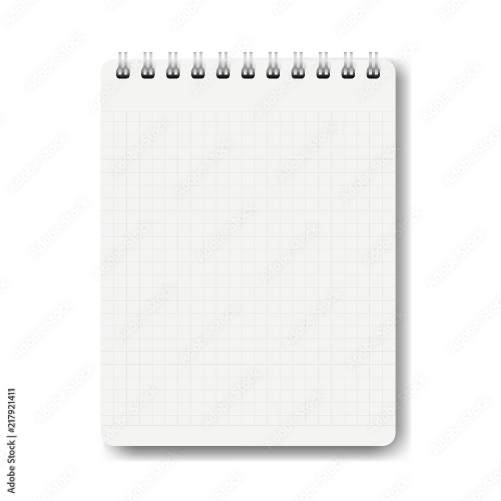 Notebook Isolated White Background Notebook Isolated White Background