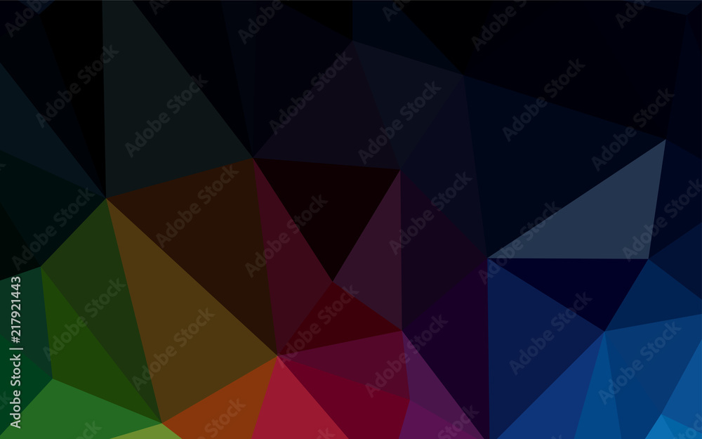 Dark BLUE vector low poly texture. Dark BLUE vector low poly texture.