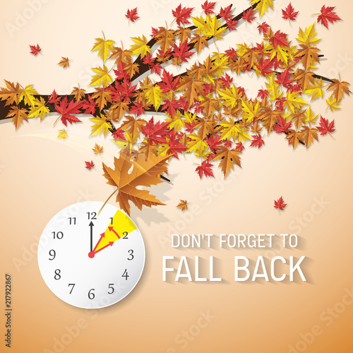 Day Light Savings Time End - Don't Forget To Fall Back.