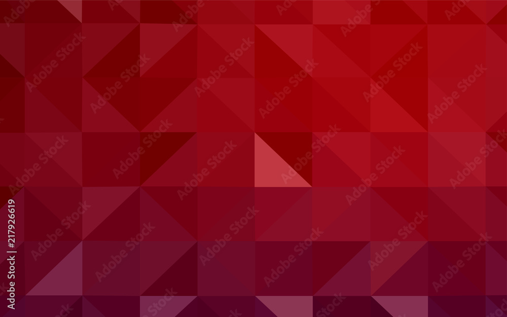 Dark Red vector abstract mosaic backdrop. Dark Red vector abstract mosaic backdrop.