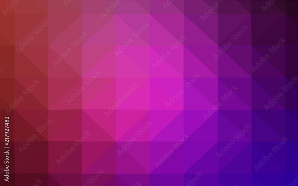 Light Pink, Blue vector triangle mosaic template. Light Pink, Blue vector triangle mosaic template.