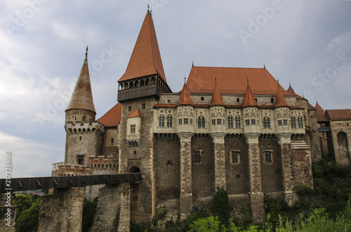 Medieval Hunyad or Corvin castle  Hunedoara town  Transylvania region Romania Europe