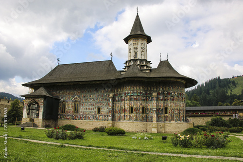 Sucevita orthodox painted church monastery, Moldavia, Bucovina, Romania