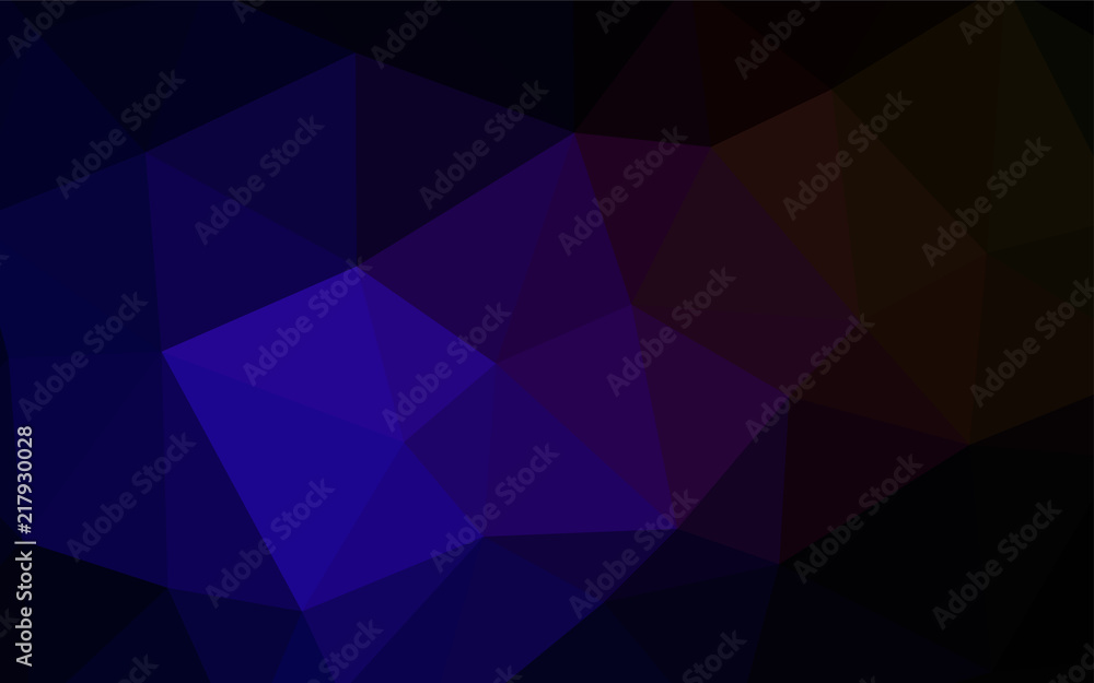 Obraz premium Dark Blue, Red vector abstract mosaic background.