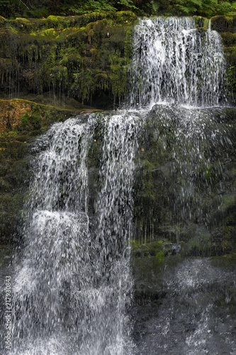 Sgwd yr Pannwr waterfall, Brecon Beacons National Park, Wales