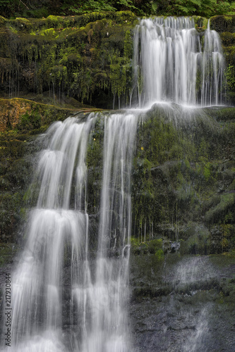 Sgwd yr Pannwr waterfall  Brecon Beacons National Park  Wales
