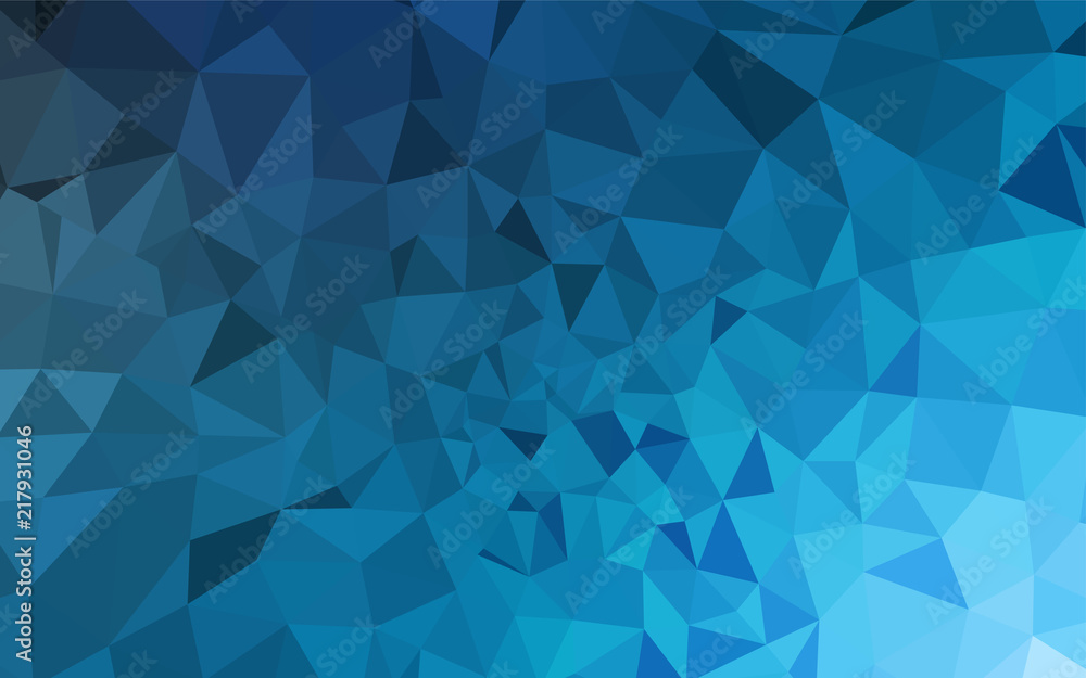 Light BLUE vector abstract polygonal background. Light BLUE vector abstract polygonal background.