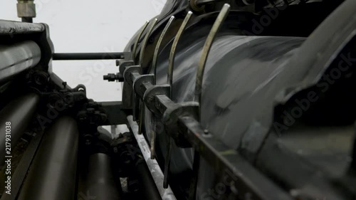 Vintage machine at printery