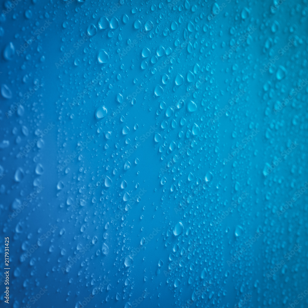 Transparent waterdrop or Raindrops Or Vapor on solid backgrounds