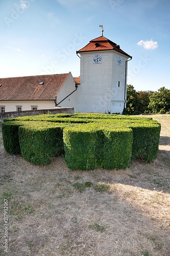 old castle, city Kunstat, Czech republic, Europe photo