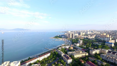 Novorossiysk quay Cemes Bay, Black Sea, Krasnodar region, Russia 2018-08-08