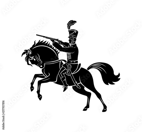 hussar on horseback