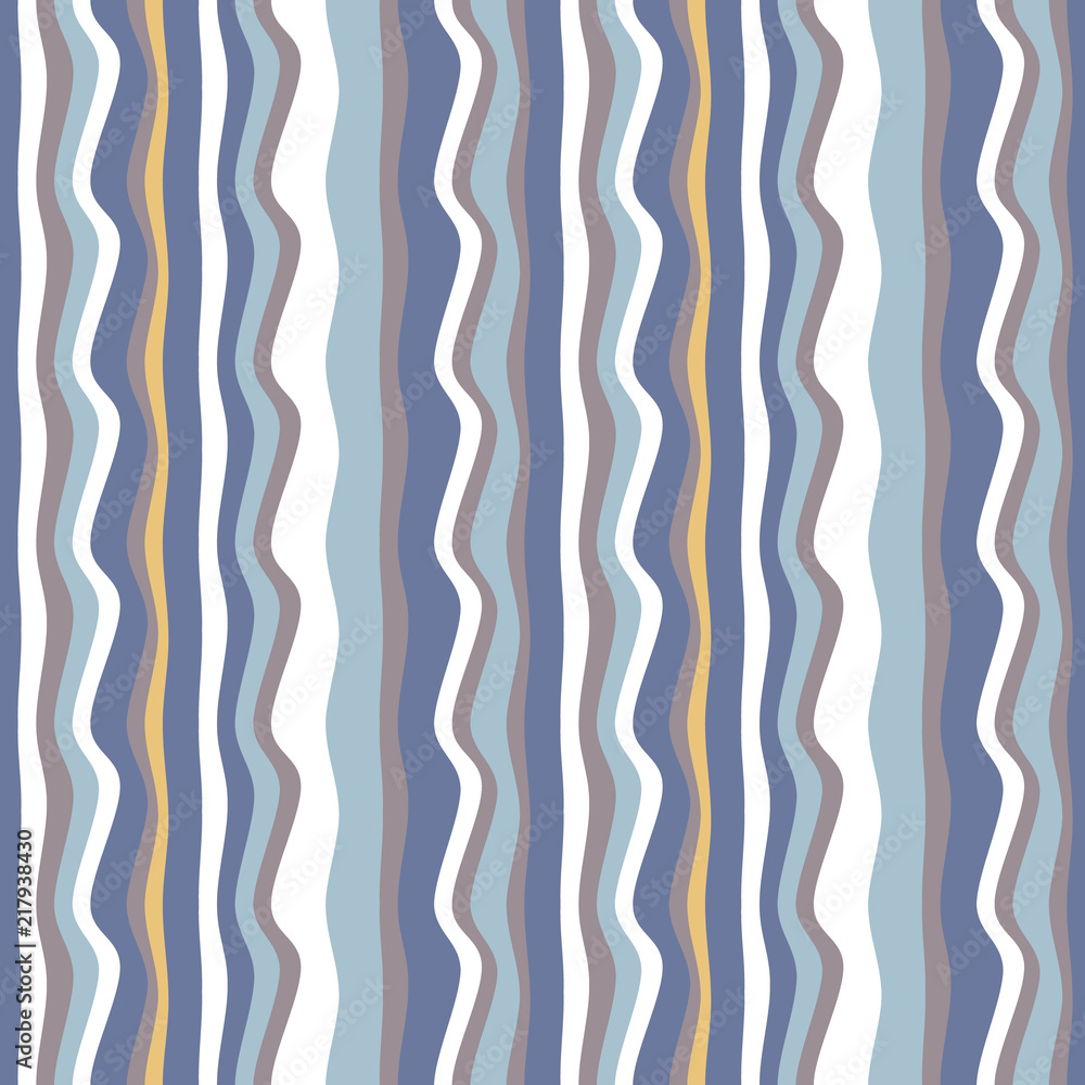 Seamless pattern with waves. Periodic surface oscillations. Pattern for fabrics and packaging. Seamless pattern with waves. Periodic surface oscillations. Pattern for fabrics and packaging.