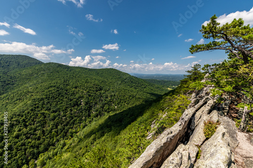 Views from the top of the Buzzard Rock hike on Massanutten Mountain in the Appalachian Mountains of western Virginia, near Shenandoah National Park and Front Royal photo