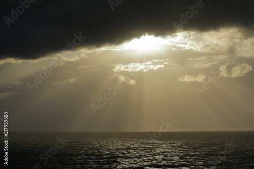 The light over the sea