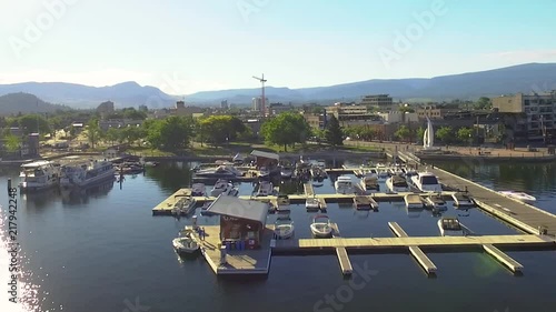 Aerial view of kelowna