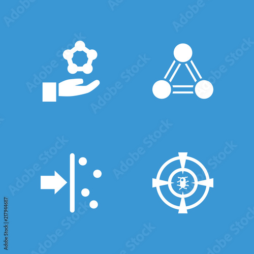 Wallpaper Mural Collection of 4 model filled icons Torontodigital.ca