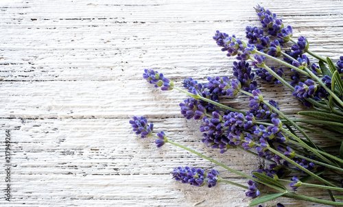 Fototapeta Naklejka Na Ścianę i Meble -  Lavender background top view