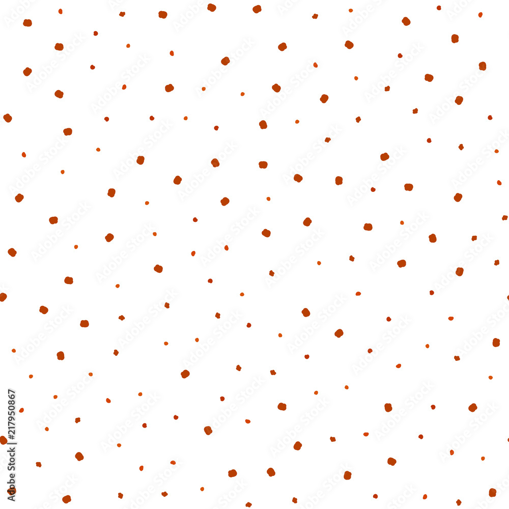 Dark Orange vector seamless template with circles. Dark Orange vector seamless template with circles.
