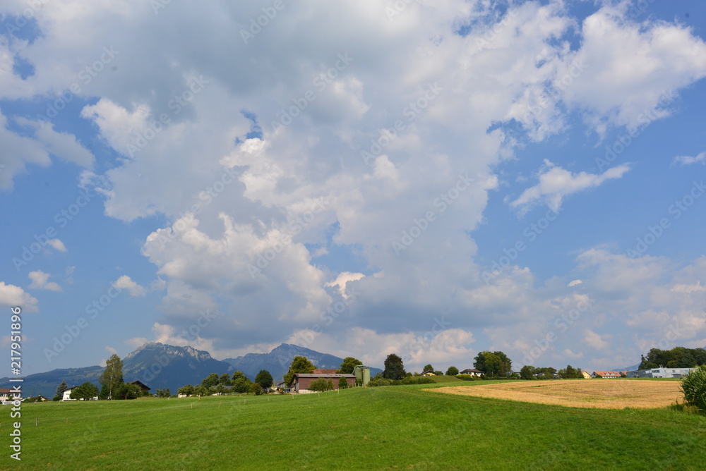 Obraz premium Spiez im Schweizer Kanton Bern 
