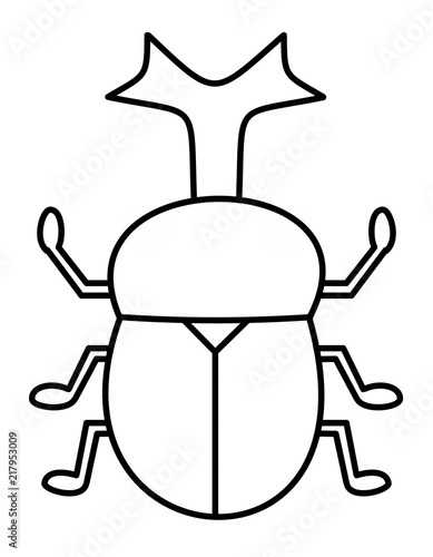 カブトムシ 線画 Stock イラスト Adobe Stock カブトムシ 線画 Stock イラスト Adobe Stock