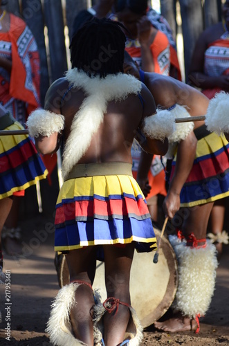 Danze tradizionali africane in Swaziland photo