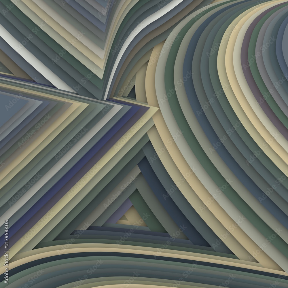 3d rendered geometric pattern. 3d rendered geometric pattern.
