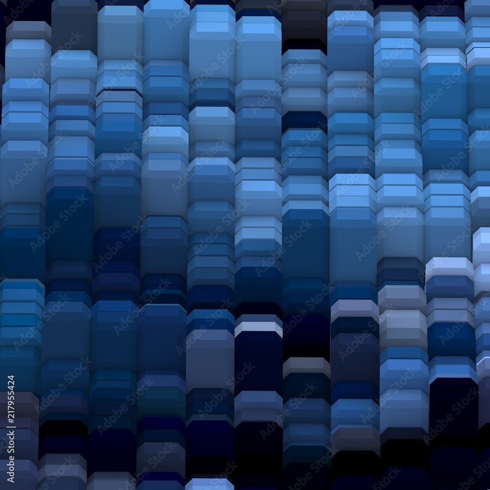 Obraz premium Colorful geometric 3d patterns.