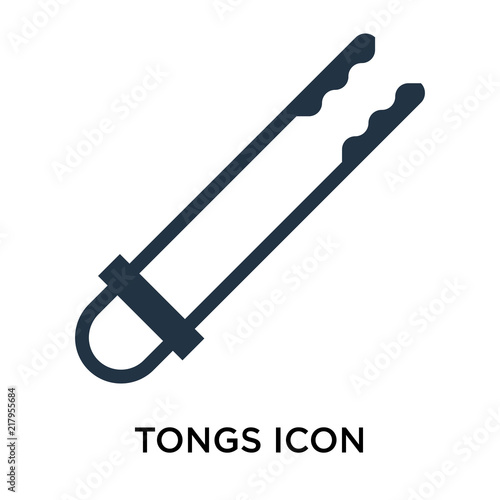 tongs icons isolated on white background. Modern and editable tongs icon. Simple icon vector illustration.