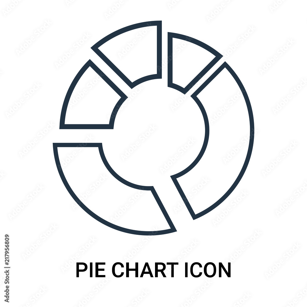 pie chart icon on white background. Modern icons vector illustration. Trendy pie chart icons pie chart icon on white background. Modern icons vector illustration. Trendy pie chart icons