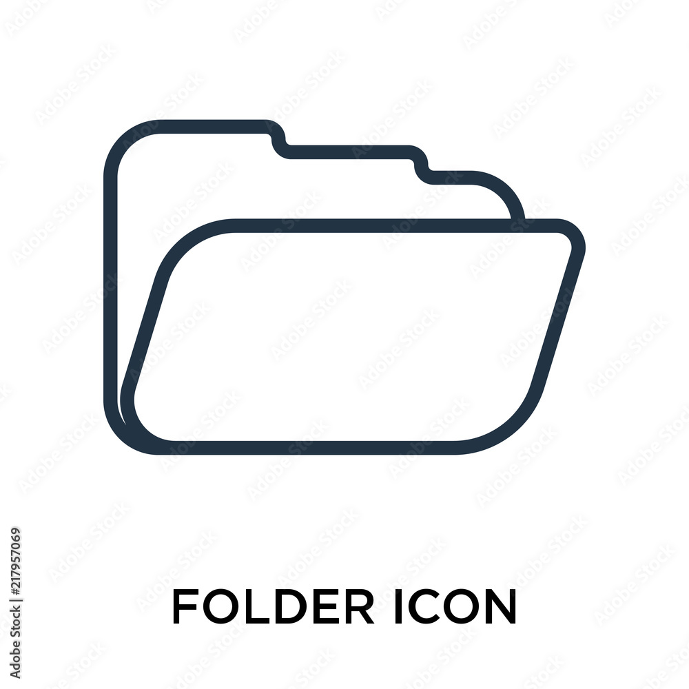 folder icons isolated on white background. Modern and editable folder icon. Simple icon vector illustration. folder icons isolated on white background. Modern and editable folder icon. Simple icon vector illustration.