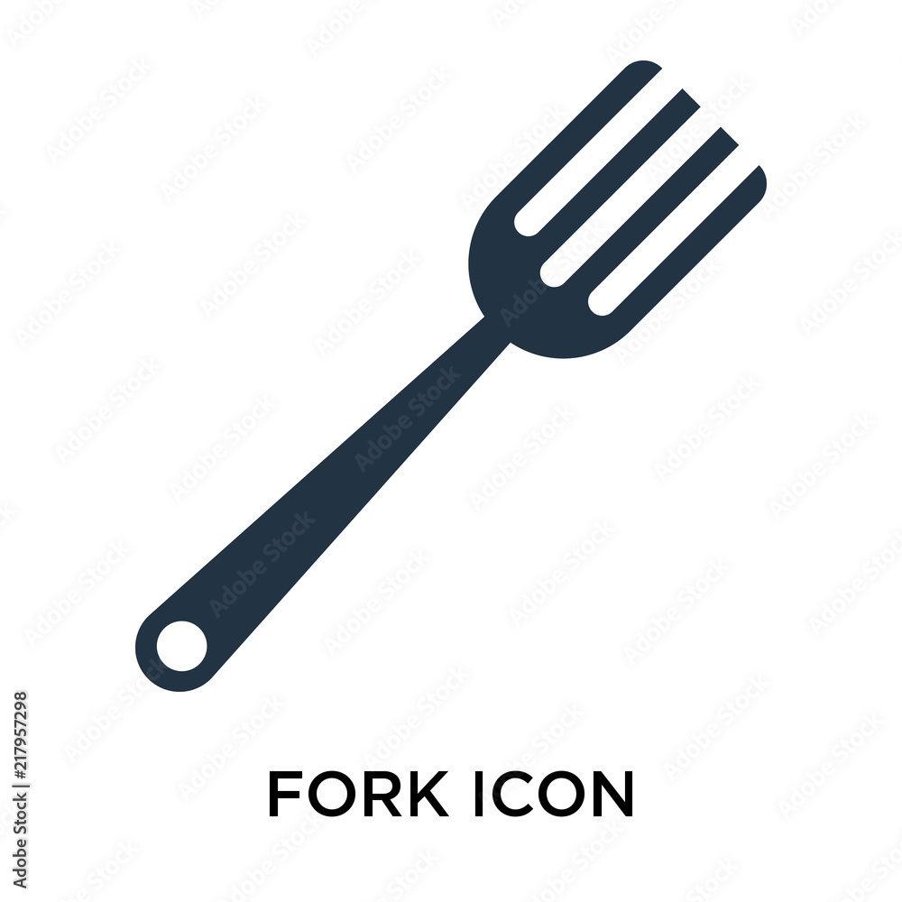 fork icons isolated on white background. Modern and editable fork icon. Simple icon vector illustration. fork icons isolated on white background. Modern and editable fork icon. Simple icon vector illustration.
